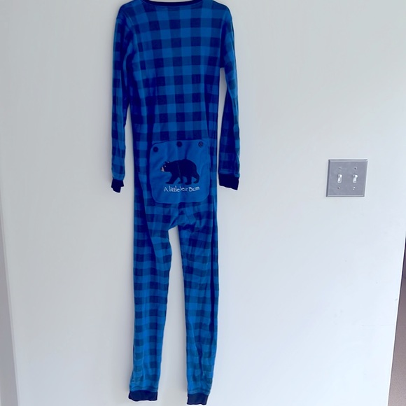 Little Blue House by Hatley Kid's Union Suit Pajamas Sz 10 - Picture 5 of 7